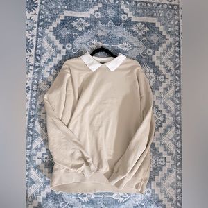 Brandy Melville Erica Collared Sweatshirt